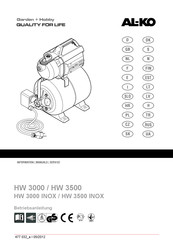 AL-KO HW 3500 Manual Original De Instrucciones
