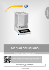 PCE Instruments PCE-ABT 220L Manual Del Usuario