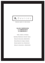 D Devices D COMPRESOR S Manual De Instrucciones Y Mantenimiento