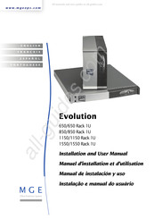 MGE Evolution 650 Manual De Instalacion Y Uso