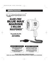 Brinkmann QBEAM GLARE-FREE BLUE MAX MARINE Manual De Instrucciones