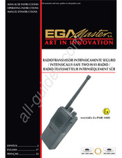 Ega Master MasterEx Ex-PMR 1000 Manual De Instrucciones