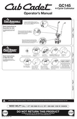 CubCadet GC145 Manual Del Operador