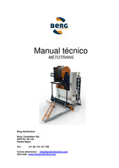 Berg Hortimotive METOTRANS Manual Tecnico