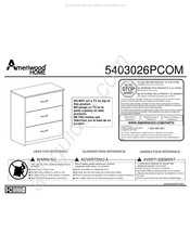 Ameriwood HOME 5403026PCOM Instrucciones De Montaje