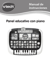 VTech Panel educativo con piano Manual De Instrucciones