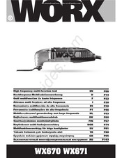 Worx Sonicrafter WX671 Manual
