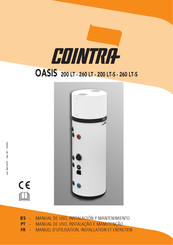 Cointra OASIS 260 LT-S Manual De Uso, Instalación Y Mantenimiento