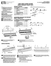 ETI Solid State Lighting 56567241 Manual De Uso Y Cuidado