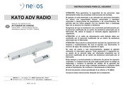 nekos KATO ADV RADIO Manual De Instruccion