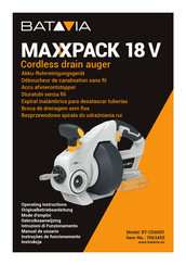 Batavia MAXXPACK BT-CDA001 Manual De Usuario