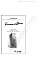 Antec Performance II Serie Manual Del Usuario