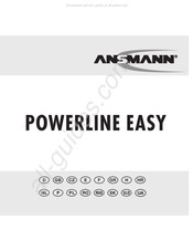 ANSMANN POWERLINE EASY Manual De Instrucciones