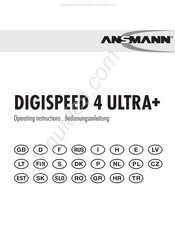 ANSMANN DIGISPEED 4 ULTRA* Instrucciones De Uso