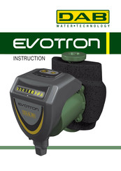 DAB EVOTRON 40/180X Instrucciones