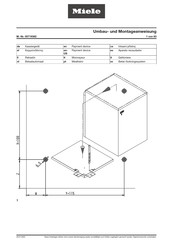 Miele C 4065 1 Euro Instrucciones De Montage