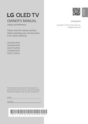 LG OLED77G2PSA Manual Del Usuario
