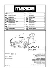 Mazda BHR1-V4-701 Instrucciones De Montaje