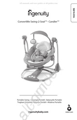 Kids II ingenuity ConvertMe Swing-2-Seat - Candler Manual De Instrucciones