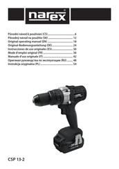 Narex CSP 13-2 Instrucciones De Uso Originales