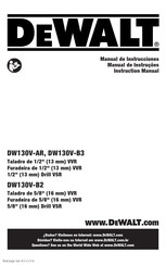 DeWalt DW130V-AR Manual De Instrucciones