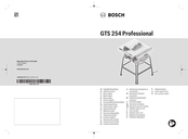 Bosch GTS 254 Professional Manual Original