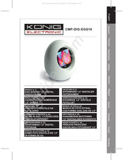 König Electronic CMP-DIG-EGG10 Manual De Uso