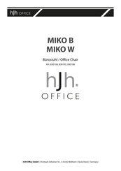 hjh OFFICE MIKO W 830104 Instrucciones De Montaje