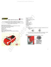 MotoramaJr Baby Car Fiat 500 R/C Manual De Instrucciones