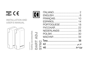 Comunello Automation GDARTADJN1B00A Manual Del Usuario