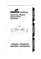 Cooper Lighting MT250PCW Manual De Instrucciones