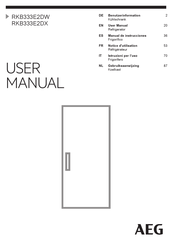 AEG RKB333E2DW Manual De Instrucciones