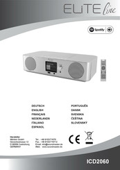 SOUNDMASTER Elite line ICD2060SI Manual De Instrucciones