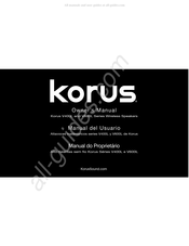 Korus V400L Serie Manual Del Usuario