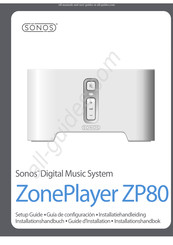 Sonos ZonePlayer ZP80 Guía De Configuración