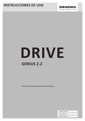 Siegenia KFV DRIVE GENIUS 2.2 Instrucciones De Uso