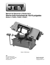 JET 414475 Manual De Operación Y Partes