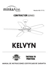 Minka Aire Contractor Kelvyn F717L Manual De Instrucciones