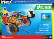 K'Nex X BATTLERS SONIC SMASHER Manual De Instrucciones