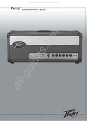 Peavey Penta Manual Del Propietário