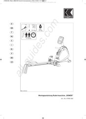 Kettler ROWER Instrucciones De Montaje