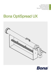 Bona OptiSpread UX Manual De Funcionamiento