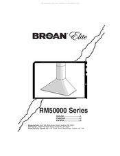 Broan Elite RM50000 Serie Manual Del Usuario