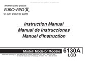 EURO-PRO 6130A Manual De Instrucciones