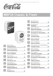 Coca-Cola MBF20 Classic & Fresh Instrucciones De Uso