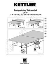 Kettler 07033-000 Instrucciones De Montaje