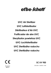 EFBE-SCHOTT SC UV 900 Manual De Instrucciones