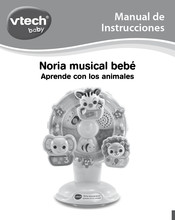 VTech baby Noria musical bebe Aprende con los animales Manual De Instrucciones