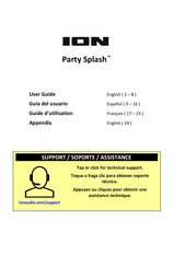 ION Party Splash Guia Del Usuario