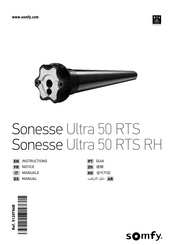 SOMFY Sonesse Ultra 50 RTS Manual